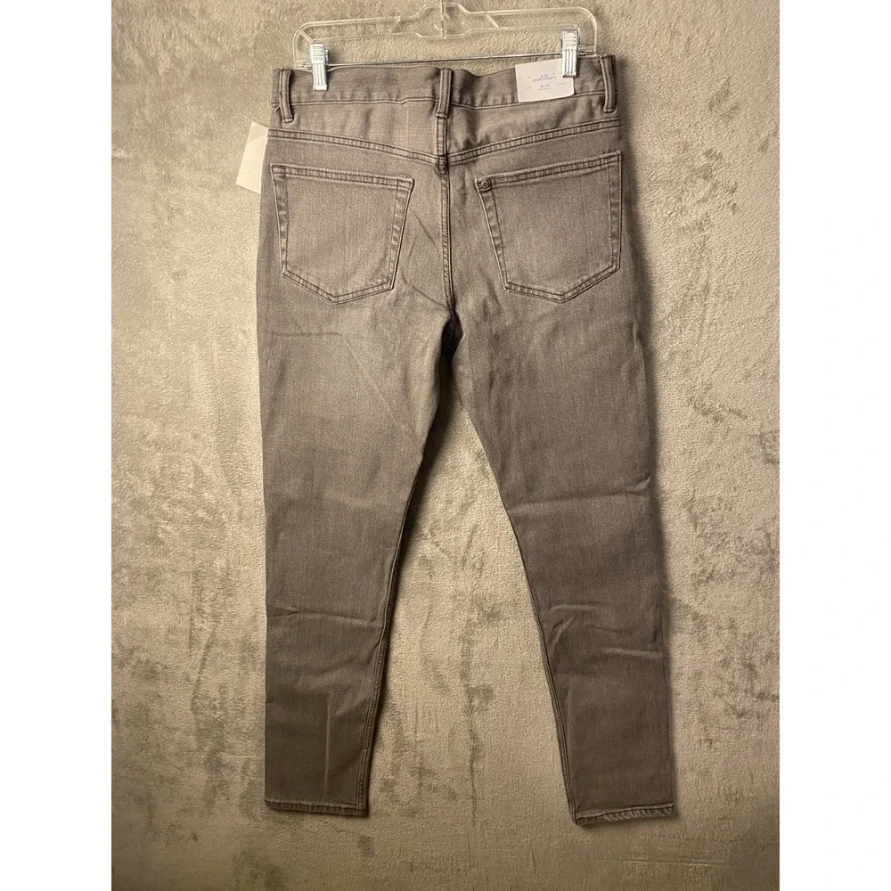 H&M Men's Jeans 32x34 Gray Slim Fit Denim Pants